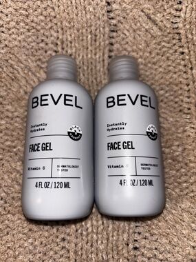 BEVEL Hydrating Face Gel with Vitamin C 4 oz x2 Black-Owned Skincare Moisturizer